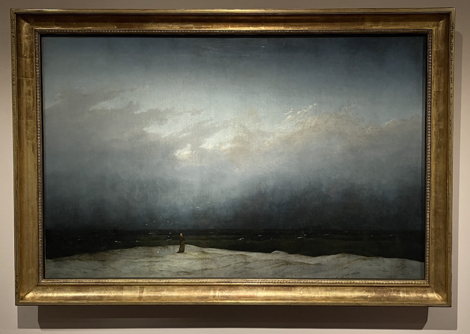 Caspar David Friedrich, Der Mönch am Meer. Oil on canvas, 1808-1810. Berlin, Nationalgallerie.