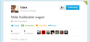 Mehr Radikalität wagen!